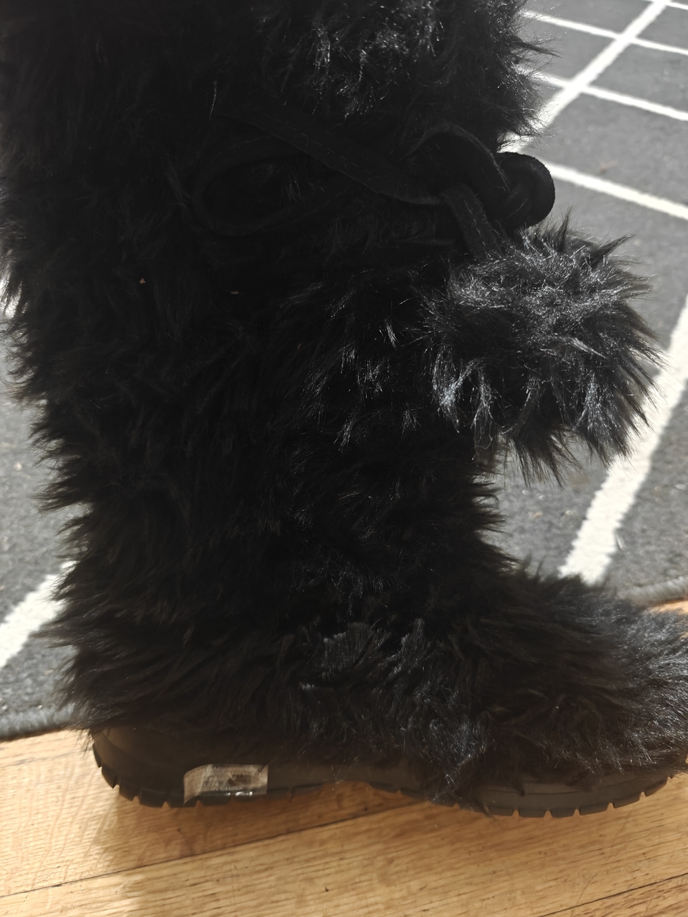 Faux Fur Pom Pom Boots